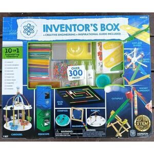 🔬STEM Inventors Box Engineering Building 300+ pc Educational Learning Toy NEW